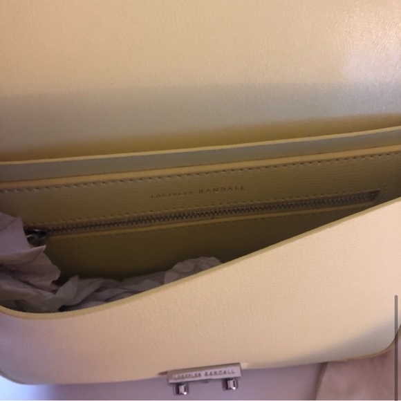 Loeffler Randall Yellow Lock Leather Shoulder Bag - Picture 7 of 7